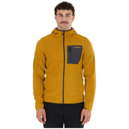 Herren Funktions-Sweatshirt Fundango Nagano Full Zip Hoodie gelb kangoo
