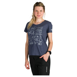 Damen-T-Shirt Northfinder Amie dunkelblau 464bluenights