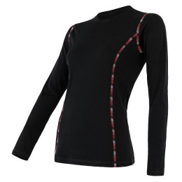 Damen-Funktionsshirt Sensor Merino Air 2022 schwarz