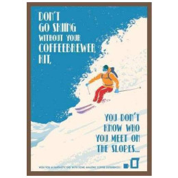 Kaffee Grower´s cup Geschenkpackung mit 2 Beuteln Kaffee Skier