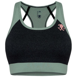 Sport-BH Rafiki Corona schwarz/grün GraniteGreen