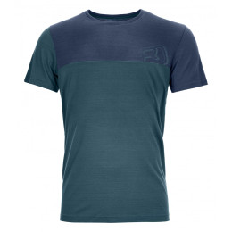 Herren-Thermounterwäsche Ortovox 150 Cool Logo T-Shirt blau MidAqua