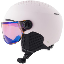 Kinder Skihelm Alpina Zupo Visor Q Lite rosa růžová