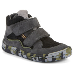 Kinder-Barfußschuhe für das ganze Jahr Frodo Barefoot Tex Fun Autumn Grey/Black grau/schwarz grey/black