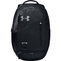 Rucksack Under Armour Hustle 4.0 Backpack schwarz Black/Black/Silver