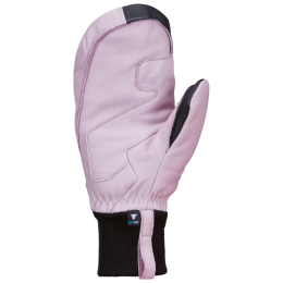 Damen Ski-Fäustlinge SnowLife SMitten Leather W´s rosa rose
