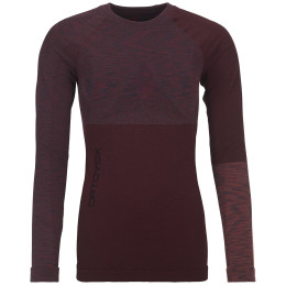 Damen-T-Shirt Ortovox 230 Merino Competition LS W weinfarbe Darkwineblend