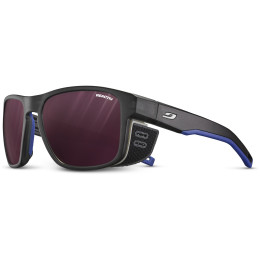 Sonnenbrille Julbo Shield M Ra 0-4 Hc schwarz/blau black translu/blue/white