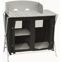 Campingküche Outwell Sudbury Kitchen Table (2022) schwarz/silber