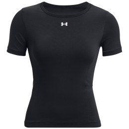 Damen-Funktionsshirt Under Armour Train Seamless SS schwarz Black / / White