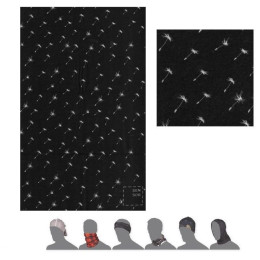 Multifunktionstuch Sensor Tube Pattern schwarz/weiß