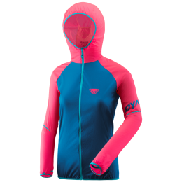 Damenjacke Dynafit Alpine Wind 2 W Jkt blau/rosa FluoPink