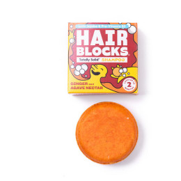 Shampoo Shower Blocks Solid Shampoo - Ginger & Agave Nectar orange