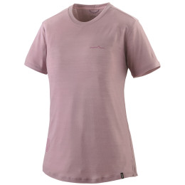 Damen-T-Shirt Patagonia Women's Capilene Cool Merino Blend Graphic Shirt rosa Multi-Pitch: Quiet Violet