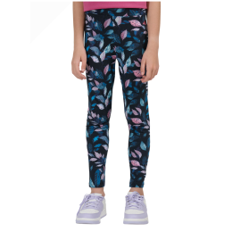 Kinder-Leggings 4F Tights Cas F314 blau/rosa Multicolour Allover