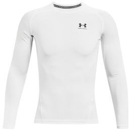 Herren-Funktionsshirt Under Armour HG Armour Comp LS weiß White/Black