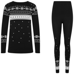 Damen-Thermounterwäsche Dare 2b In Demand B/L Set schwarz Black/White (8K4)