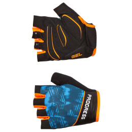 Fahrradhandschuhe Progress R RIPPER MITTS 37CB schwarz/blau Black/Turquoise/Orange