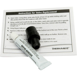 Reparaturset für Isomatten Therm-a-Rest Classic Valve Repair Kit schwarz DK Blue