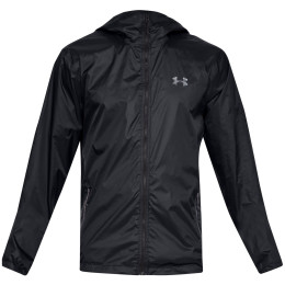 Herrenjacke Under Armour Forefront Rain Jacket schwarz Black//Steel
