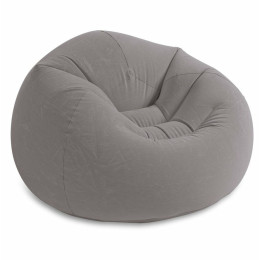 Aufblasbarer Sessel Intex Beanless Bag Chair grau grey