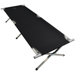 Campingliege Bo-Camp Cross-Legged bed XL schwarz/grau