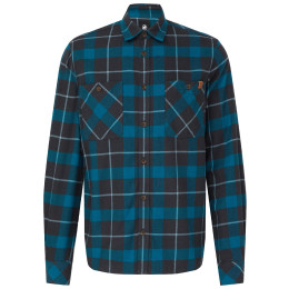 Herrenhemd Mammut Alvra Longsleeve Shirt Men blau gabbro-deep teal