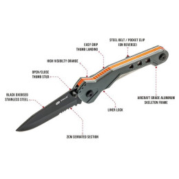 Messer True Utility Trueblade TU 6871 grau