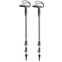 Trekkingstöcke Leki Poles Wanderfreund Makalu schwarz gunmetal-copper