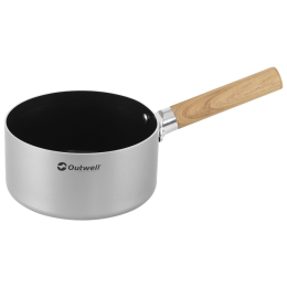 Kochtopf Outwell Feast Ceramic Saucepan 1.5 L silber Black & Grey