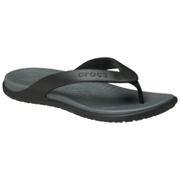 Herren Flip-Flops Crocs Coast Flip schwarz/grau Black/Slate Grey