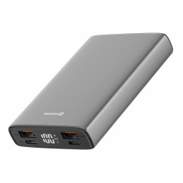 Powerbank Swissten Aluminum 10000 mAh grau grey