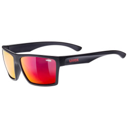 Sonnenbrille Uvex Lgl 29 schwarz/rot Black/Red
