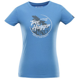 Damen-T-Shirt Alpine Pro Worlda hellblau silver lake blue