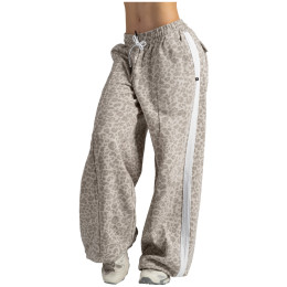 Damen-Jogginghosen Nebbia Baggy Leopard Sweatpants Primal beige CREAM LEOPARD
