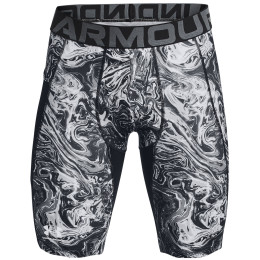 Herren-Funktionsunterhosen Under Armour HG Armour Print Long Sts grau Pitch Gray / / White
