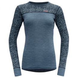 Damen-Funktionsshirt Devold Kvitegga Woman Shirt blau Ink