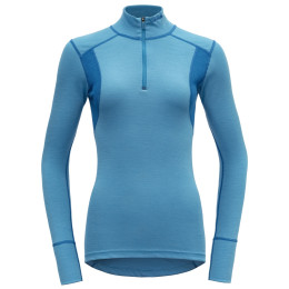 Damen-T-Shirt Devold Hiking Half Zip Neck blau Malibu/Skydiver