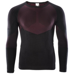 Herren-Funktionsshirt Hi-Tec Hino Top schwarz/rot Black/Dark Red