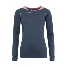 Damen-T-Shirt Chillaz Serles 2022 dunkelblau dark blue melange