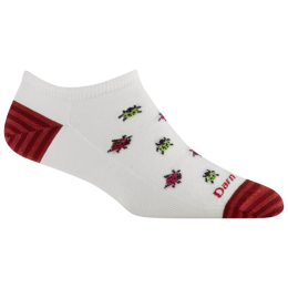 Damensocken Darn Tough Lucky Lady No Show Lightweight weiß white