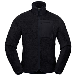 Herren-Sweatshirt Norrona femund warm3 Jacket schwarz Caviar Black