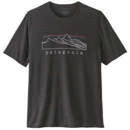 Herren-T-Shirt Patagonia Men's Capilene Cool Trail Shirt - Stratapeaks schwarz Ink Black