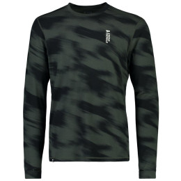 Herren-Funktionsshirt Mons Royale Cascade Merino Flex 200 Ls Rosin Motion grau/schwarz RosinMotion