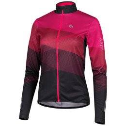 Damen-Radtrikot Etape Gaia schwarz/rosa magenta/černá