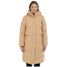 Damen-Wintermantel Fundango Cosycoat Long Padded Jacket gelb gold