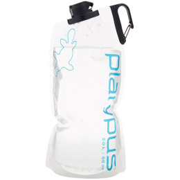 Flasche Platypus DuoLock Bottle, 2L hellblau SalariesLogo