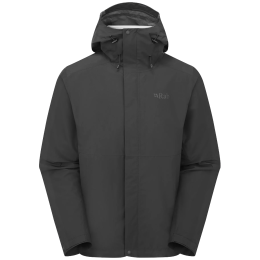 Herrenjacke Rab Downpour Jacket schwarz