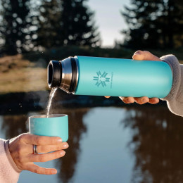 Thermokanne Snow Monkey Pioneer 0,7L hellgrün Soča Mint