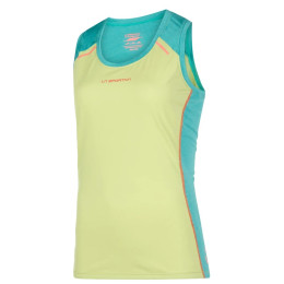 Damenunterhemd La Sportiva Tracer Tank W grün Green Banana/Lagoon